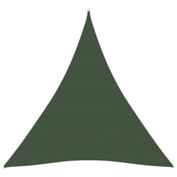 vidaXL Sunshade Sail 160 g/mÂ² Dark Green 5x6x6 m HDPE Sunscreen Shade Canopy