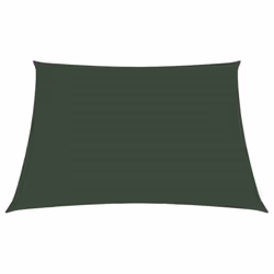vidaXL Sunshade Sail 160 g/mÂ² Dark Green 3/4x2 m HDPE Sunscreen Shade Canopy