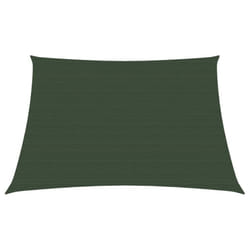 vidaXL Sunshade Sail 160 g/mÂ² Dark Green 3/4x2 m HDPE Sunscreen Shade Canopy