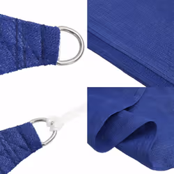vidaXL Sunshade Sail 160 g/mÂ² HDPE Patio Sunscreen Outdoor Canopy Party Tent - blue, 7 x 7 m - Additional view 6