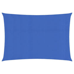 vidaXL Sunshade Sail 160 g/mÂ² Blue 2x4.5 m HDPE Sunscreen Patio Shade Canopy