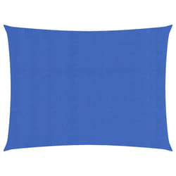 vidaXL Sunshade Sail Canopy Screen Balcony Awning Canopy HDPE Rectangular - blue, 3.5 x 4.5 m