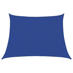 vidaXL Sunshade Sail Shade Canopy Sun Sail Tarp Screen Balcony Awning HDPE - blue, 4/5 x 3 m