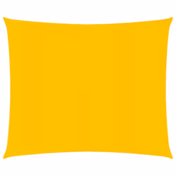 vidaXL Sunshade Sail 160 g/mÂ² Yellow 2.5x2.5 m HDPE Sunscreen Patio Shade