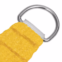 vidaXL Sunshade Sail 160 g/mÂ² Yellow 2.5x2.5 m HDPE Sunscreen Patio Shade