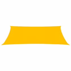 vidaXL Sunshade Sail 160 g/mÂ² Yellow 2x4 m HDPE Sunscreen Patio Shade Canopy