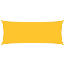 vidaXL Sunshade Sail Canopy Screen Balcony Awning Canopy HDPE Rectangular - yellow, 2 x 4.5 m