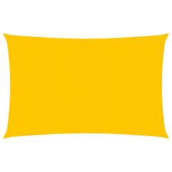 vidaXL Sunshade Sail 160 g/mÂ² Yellow 2.5x4 m HDPE Sunscreen Patio Shade Canopy