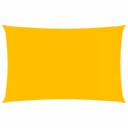 vidaXL Sunshade Sail 160 g/m² Yellow 2.5x4.5 m HDPE Patio Sunscreen Canopy