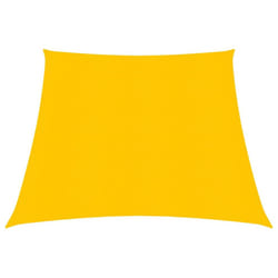 vidaXL Sunshade Sail 160 g/mÂ² Yellow 3/4x2 m HDPE Garden Sunscreen Canopy
