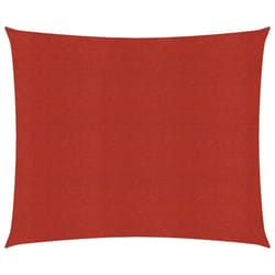 vidaXL Sunshade Sail 160 g/mÂ² Red 2x2.5 m HDPE Sunscreen Patio Shade Canopy