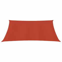 vidaXL Sunshade Sail 160 g/mÂ² Red 2x2.5 m HDPE Sunscreen Patio Shade Canopy