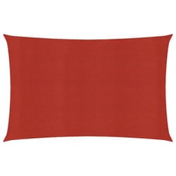 vidaXL Sunshade Sail 160 g/mÂ² Red 2x3.5 m HDPE Sunscreen Patio Shade Canopy