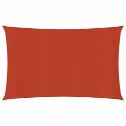 vidaXL Sunshade Sail 160 g/m² Red 2x4 m HDPE Sunscreen Patio Shade Canopy