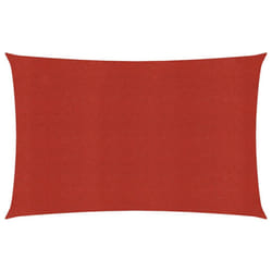 vidaXL Sunshade Sail 160 g/mÂ² Red 3.5x5 m HDPE Sunscreen Patio Shade Canopy