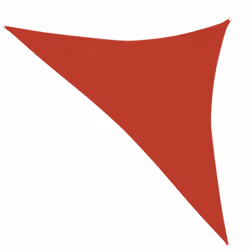 vidaXL Sunshade Sail 160 g/mÂ² Red 3.5x3.5x4.9 m HDPE Sunscreen Patio Shade