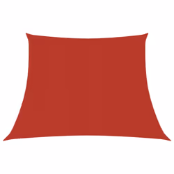 vidaXL Sunshade Sail 160 g/mÂ² Red 3/4x2 m HDPE Sunscreen Patio Shade Canopy