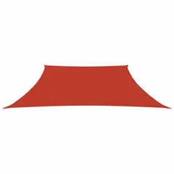 vidaXL Sunshade Sail 160 g/mÂ² Red 3/4x2 m HDPE Sunscreen Patio Shade Canopy