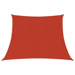 vidaXL Sunshade Sail 160 g/mÂ² Red 4/5x3 m HDPE Outdoor Patio Sunscreen Canopy