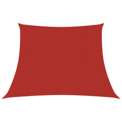 vidaXL Sunshade Sail 160 g/mÂ² Red 4/5x3 m HDPE Outdoor Patio Sunscreen Canopy
