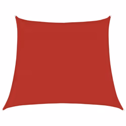 vidaXL Sunshade Sail Shade Canopy Sun Sail Tarp Screen Balcony Awning HDPE - red, 4/5 x 4 m