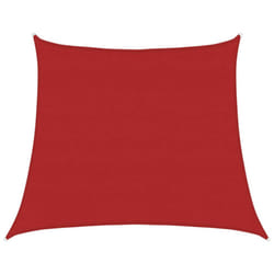 vidaXL Sunshade Sail Shade Canopy Sun Sail Tarp Screen Balcony Awning HDPE - red, 4/5 x 4 m