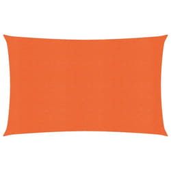 vidaXL Sunshade Sail 160 g/mÂ² Orange 2x4.5 m HDPE Outdoor Sunscreen Canopy