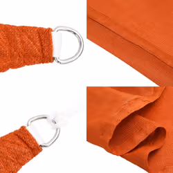 vidaXL Sunshade Sail Canopy Screen Balcony Awning Canopy HDPE Rectangular - orange, 2.5 x 4.5 m - Additional view 6