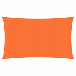vidaXL Sunshade Sail 160 g/mÂ² Orange 2.5x5 m HDPE Outdoor Patio Shade Canopy