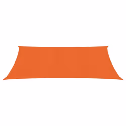 vidaXL Sunshade Sail 160 g/mÂ² Orange 2.5x5 m HDPE Outdoor Patio Shade Canopy