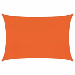 vidaXL Sunshade Sail Canopy Screen Balcony Awning Canopy HDPE Rectangular - orange, 3 x 4.5 m