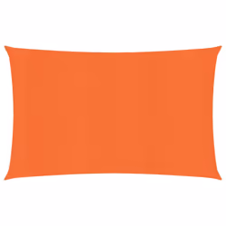vidaXL Sunshade Sail Canopy Screen Balcony Awning Canopy HDPE Rectangular - orange, 3 x 5 m