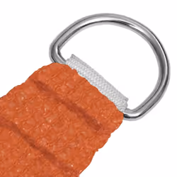 vidaXL Sunshade Sail 160 g/mÂ² Orange 3.5x4.5 m HDPE Sunscreen Patio Shade