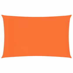 vidaXL Sunshade Sail 160 g/mÂ² Orange 3.5x5 m HDPE Outdoor Sunscreen Canopy