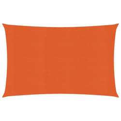 vidaXL Sunshade Sail Canopy Screen Balcony Awning Canopy HDPE Rectangular - orange, 4 x 5 m