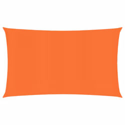 vidaXL Sunshade Sail Canopy Screen Balcony Awning Canopy HDPE Rectangular - orange, 4 x 7 m