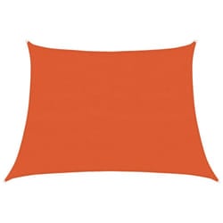 vidaXL Sunshade Sail Shade Canopy Sun Sail Tarp Screen Balcony Awning HDPE - orange, 4/5 x 3 m