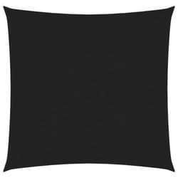 vidaXL Sunshade Sail 160 g/mÂ² Black 2x2 m HDPE Sunscreen Patio Shade Canopy
