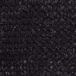 vidaXL Sunshade Sail 160 g/mÂ² Black 2x2 m HDPE Sunscreen Patio Shade Canopy