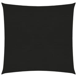 vidaXL Sunshade Sail 160 g/mÂ² Black 2.5x2.5 m HDPE Sunscreen Shade Canopy