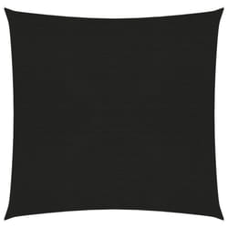 vidaXL Sunshade Sail 160 g/mÂ² Black 4.5x4.5 m HDPE Garden Sunscreen Canopy