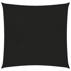 vidaXL Sunshade Sail 160 g/mÂ² Black 7x7 m HDPE Garden Balcony Sunscreen Canopy