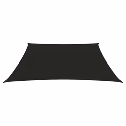 vidaXL Sunshade Sail 160 g/mÂ² Black 7x7 m HDPE Garden Balcony Sunscreen Canopy