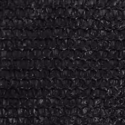 vidaXL Sunshade Sail 160 g/mÂ² Black 2.5x5 m HDPE Sunscreen Patio Shade Canopy