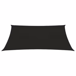 vidaXL Sunshade Sail 160 g/mÂ² Black 3.5x4.5 m HDPE Outdoor Sunscreen Canopy
