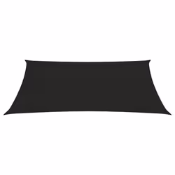 vidaXL Sunshade Sail 160 g/mÂ² Black 4x5 m HDPE Balcony Garden Sunscreen Canopy