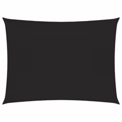 vidaXL Sunshade Sail Black Patio Shade Sun Sail Tarp Shade Canopy Screen Tarp