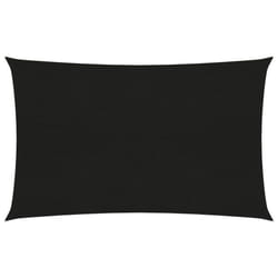 vidaXL Sunshade Sail Black Patio Shade Shade Canopy Sun Sail Tarp Screen Tarp