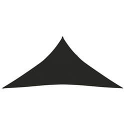 Sunshade Sail 160 g/mÂ² Black 3x3x3 m HDPE