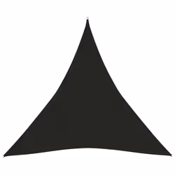 Sunshade Sail 160 g/mÂ² Black 3x3x3 m HDPE